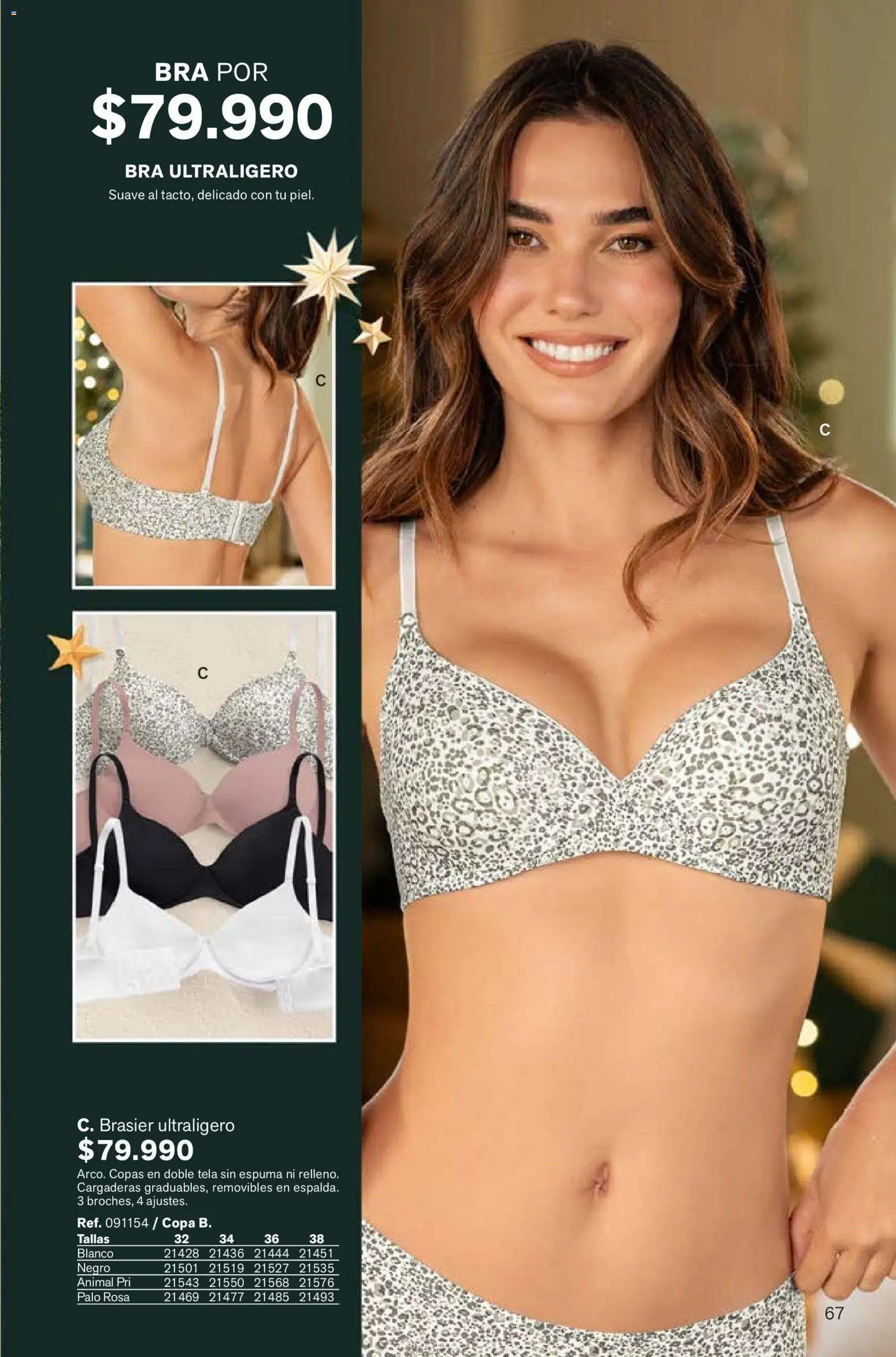 Leonisa revista - valida desde el 07.12.2025 | Página: 67 | Productos: Espuma, Brasier