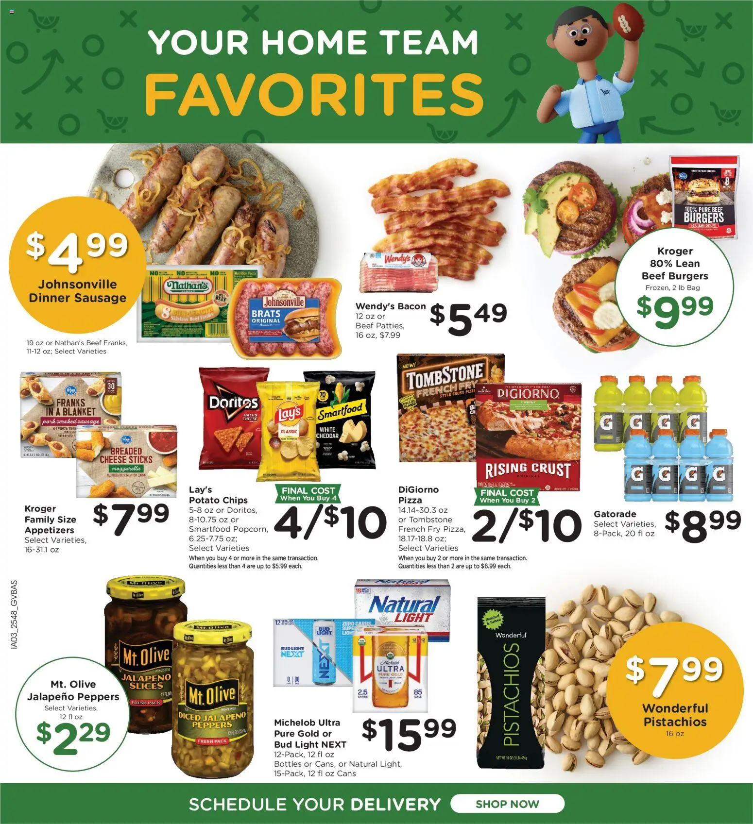 Kroger Ad - valid from 02.01.2026 | Page: 6 | Products: Peppers, Jalapeno peppers, Pizza, Chips