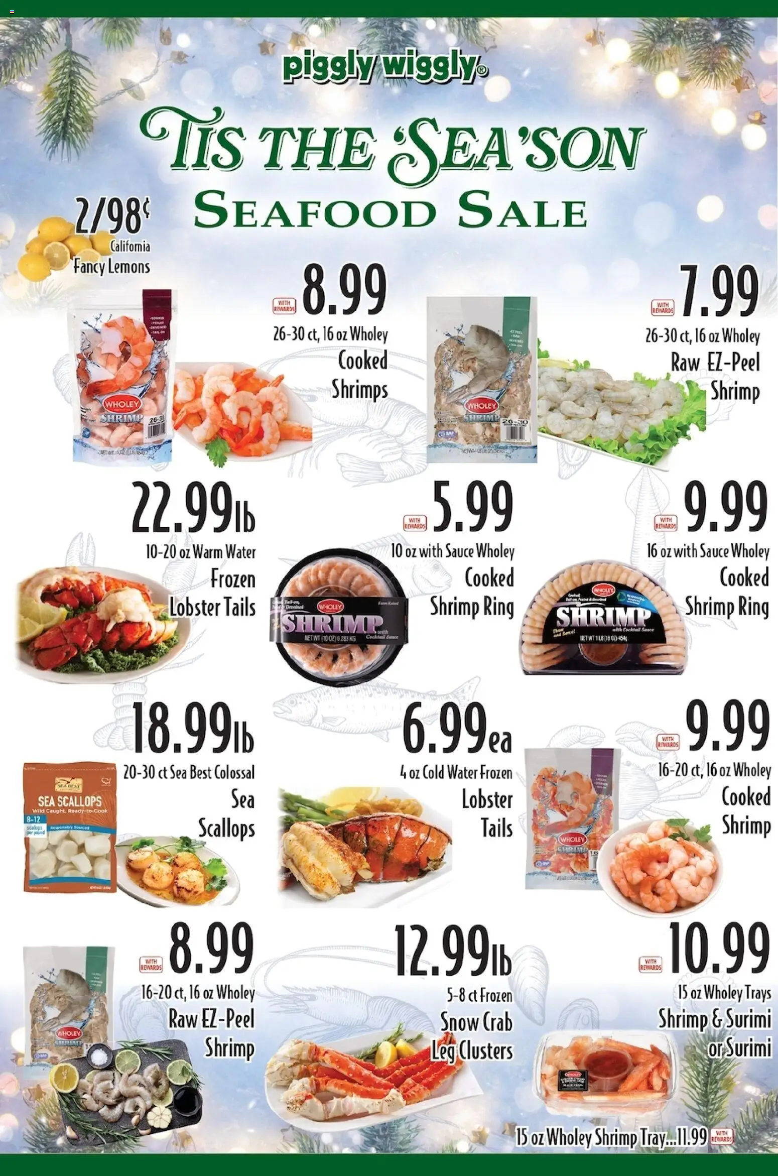 Piggly Wiggly Weekly Ad - valid from 26.12.2025 | Page: 8 | Products: Ring, Water, Sauce, Seafood