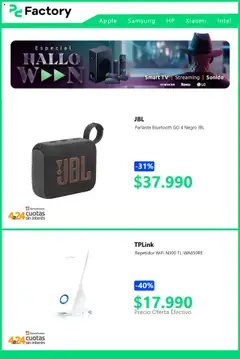 PC Factory ofertas  válido desde el 20.10.2025 | Página: 2 | Productos: Parlante