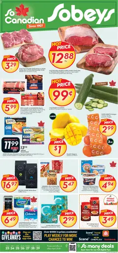 Preview of Sobeys weekly flyer / circulaire from shop Sobeys valid from 23.04.2026