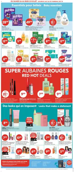 Pharmaprix flyer valid from 26.07.2025 | Page: 10 | Products: Blush, Lip gloss, Toilette, Underwear