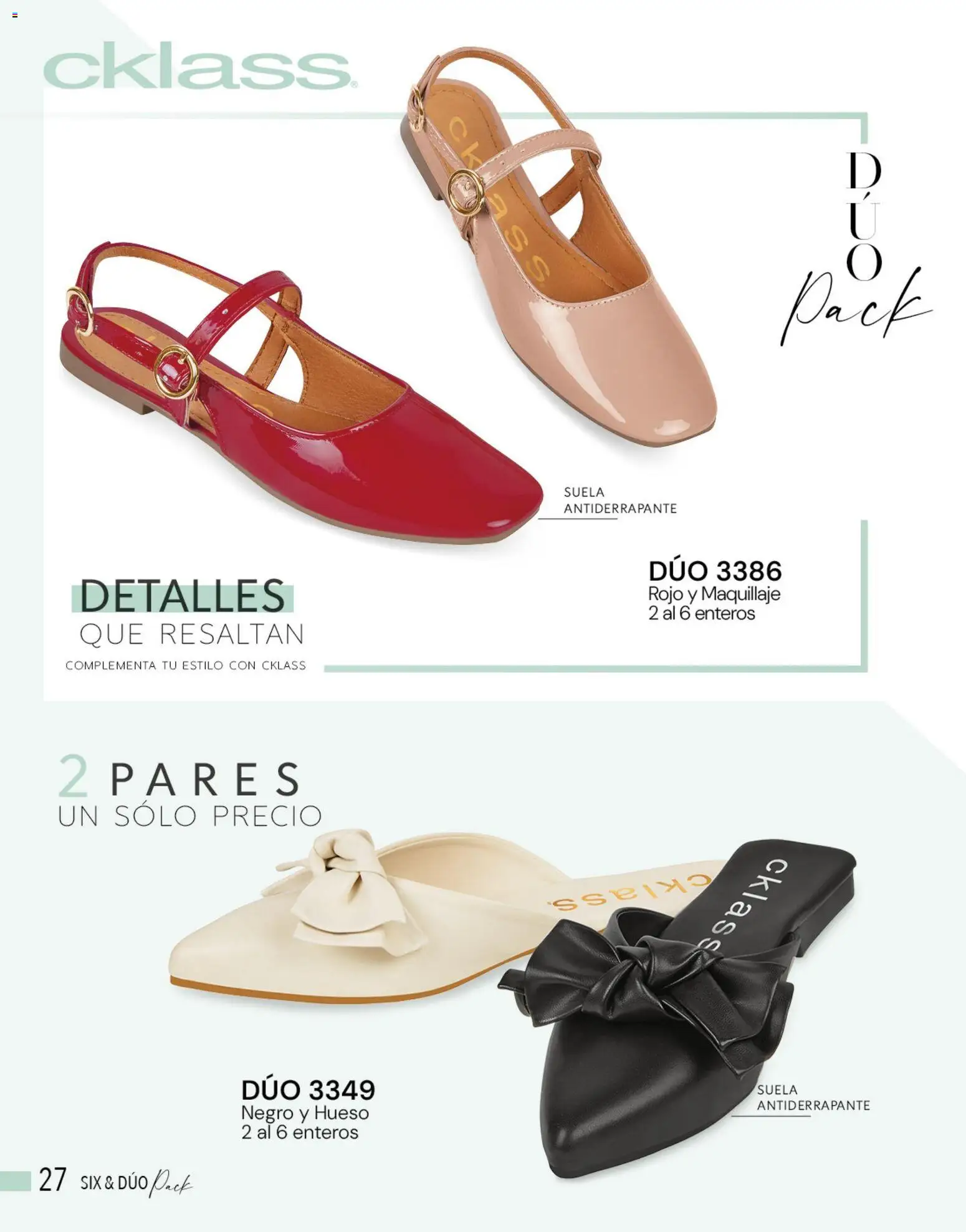 Nuevas ofertas de Cklass válidas en toda la República Mexicana desde el 05.03.2026. ¡Encuentra las mejores ofertas en Cklass catálogo Complemento Verano Calzado! | Página: 27 | Productos: Maquillaje