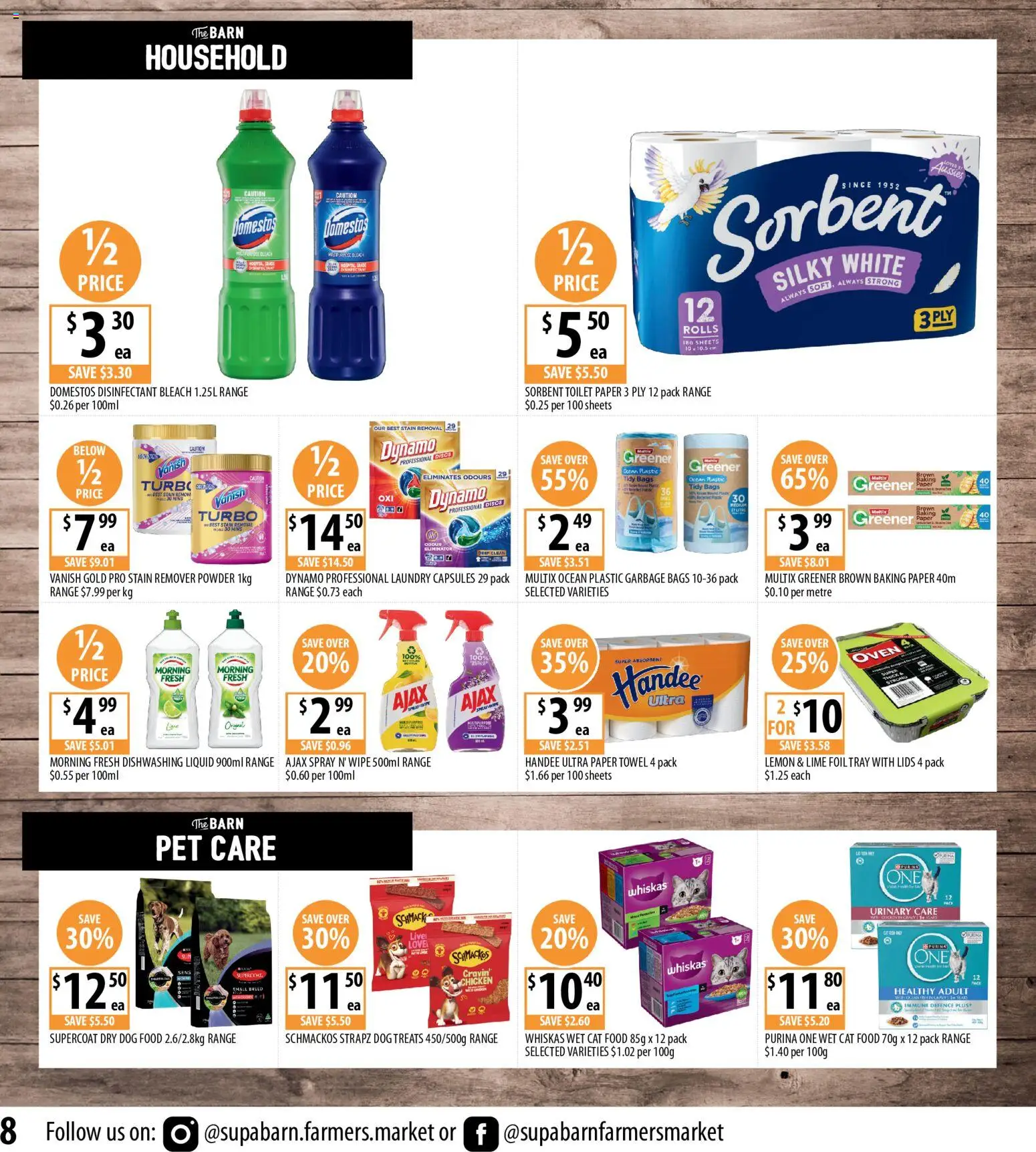 Supabarn catalogue - valid from 04.02.2026 | Page: 8 | Products: Toilet, Powder, Laundry, Oven