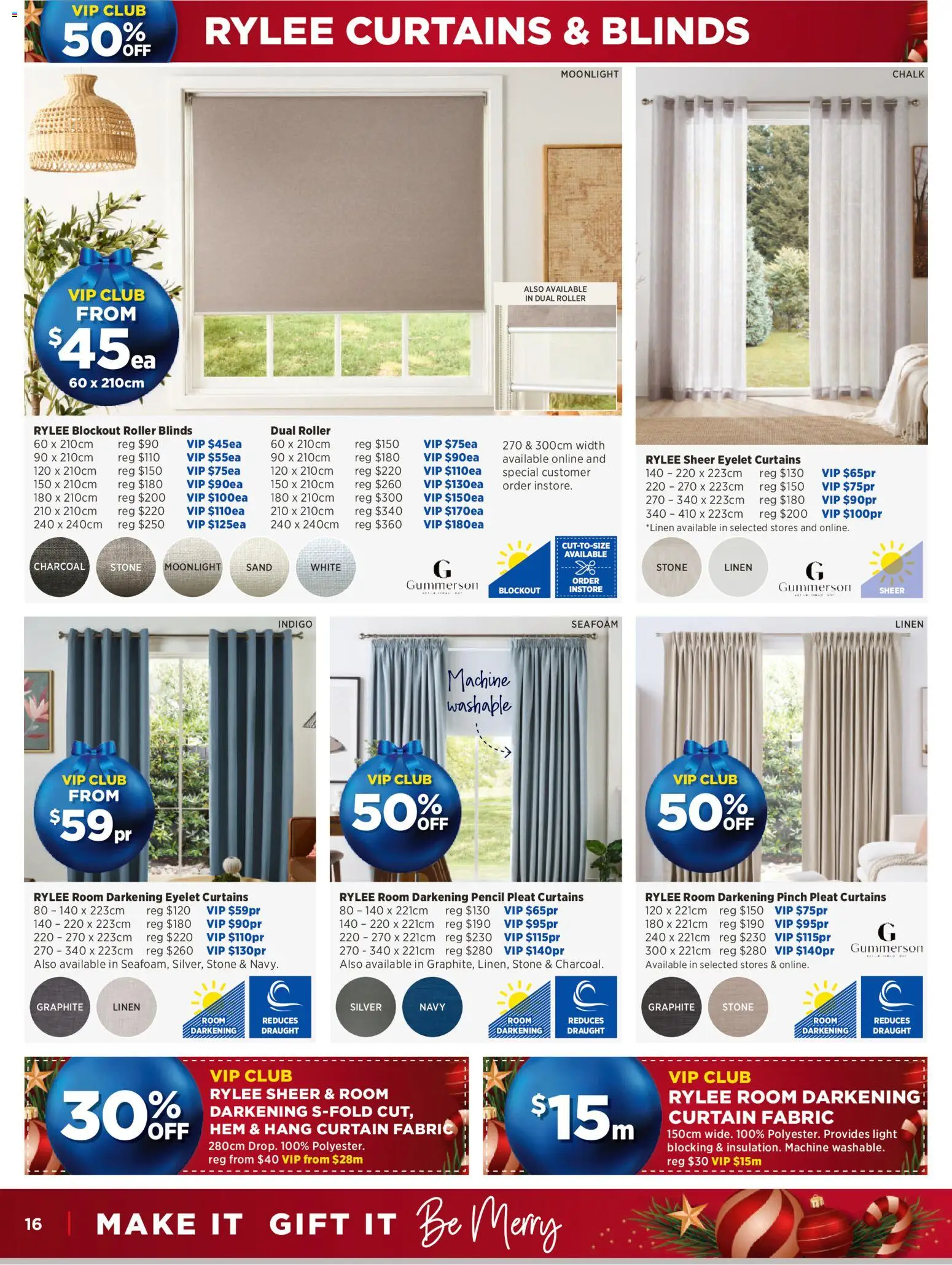 Spotlight catalogue - valid from 12.11.2025 | Page: 16 | Products: Blinds, Linen, Light, Pencil
