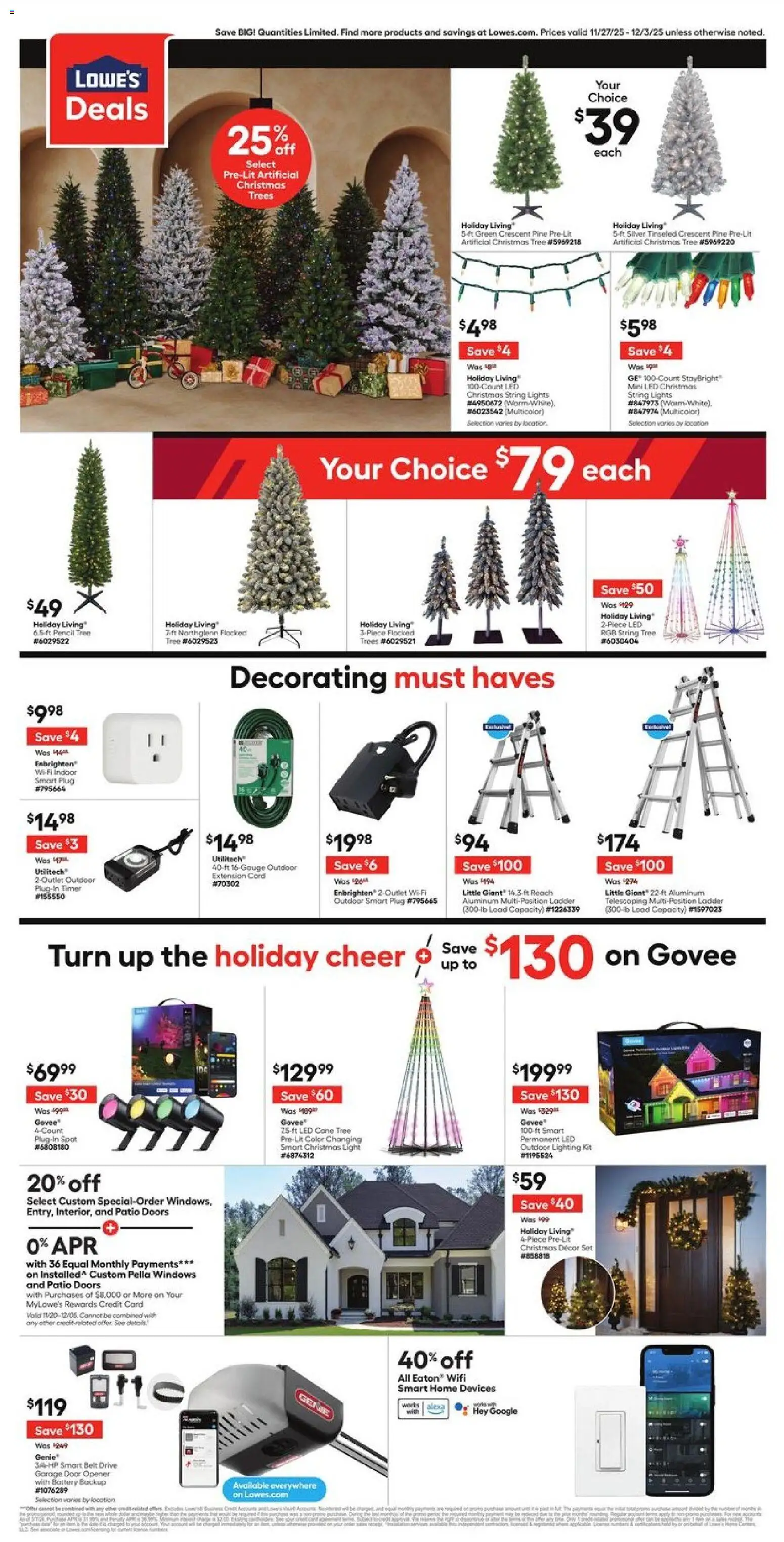 Lowe's Black Friday - valid from 27.11.2025 | Page: 4 | Products: Opener, Ladder, Pencil, Belt