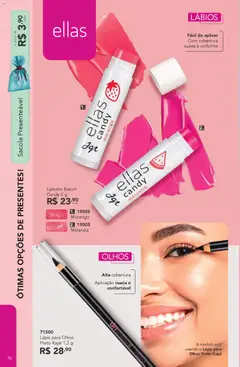 Jequiti - Revista 4/2026 - Pré-Visualização do folheto da loja Jequiti, válido de 06.03.2026 | Página: 76 | Produtos: Melancia, Batom, Lápis