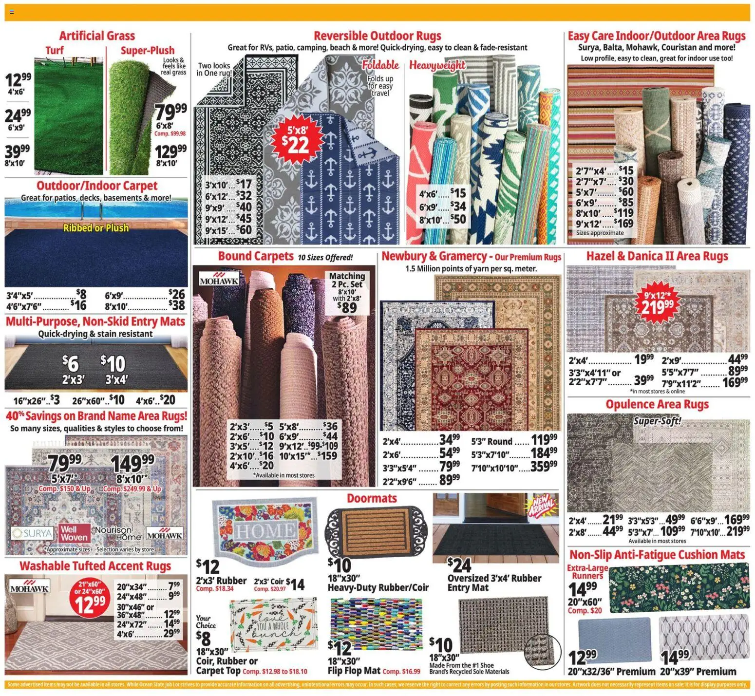 Ocean State Job Lot Weekly Ad - MA - valid from 26.03.2026 | Page: 13 | Products: Yarn, Carpet, Cushion