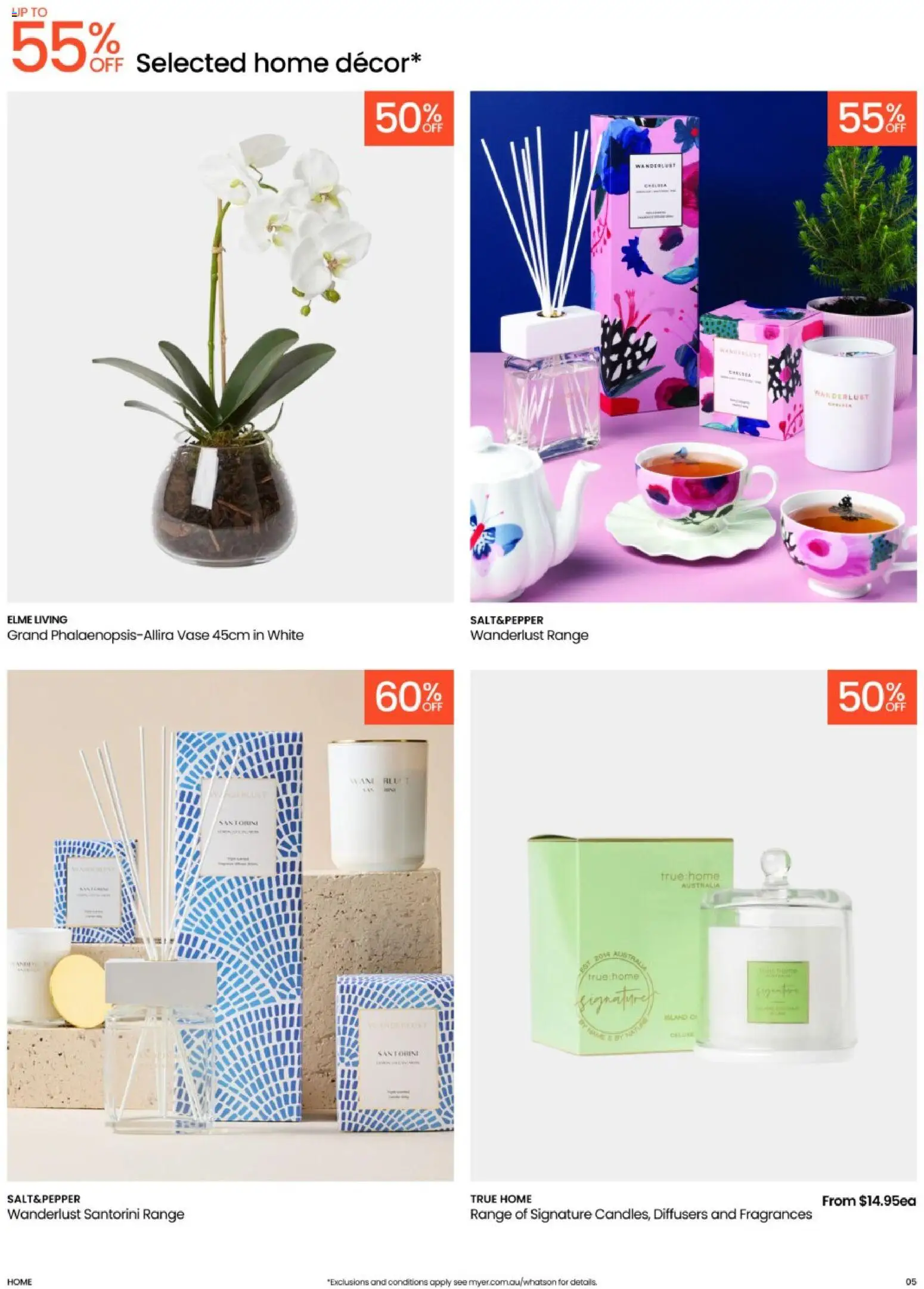 Myer catalogue - valid from 08.04.2026 | Page: 5 | Products: Vase, Diffusers
