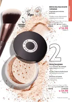 Vista previa de folleto Oriflame - Campaña 3 de la Oriflame válido desde 14.02.2026 | Página: 33 | Productos: Brocha, Maquillaje