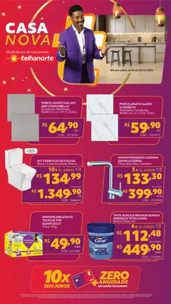 Telhanorte - Ofertas atuais - Pré-Visualização do folheto da loja Telhanorte, válido de 04.12.2025
