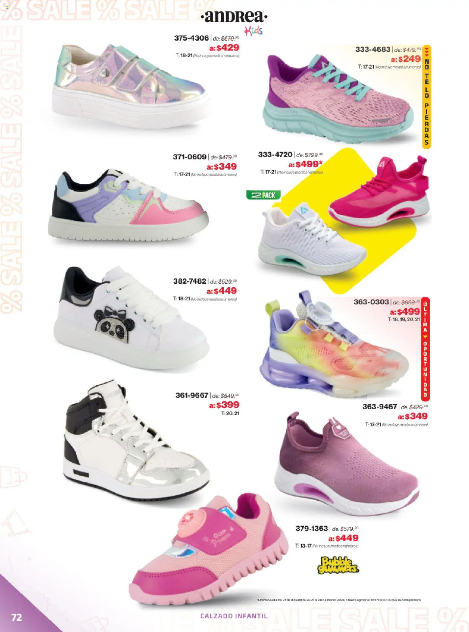 Nuevas ofertas de Andrea válidas en toda la República Mexicana desde el 21.12.2025. ¡Encuentra las mejores ofertas en Andrea catálogo Outlet! | Página: 72