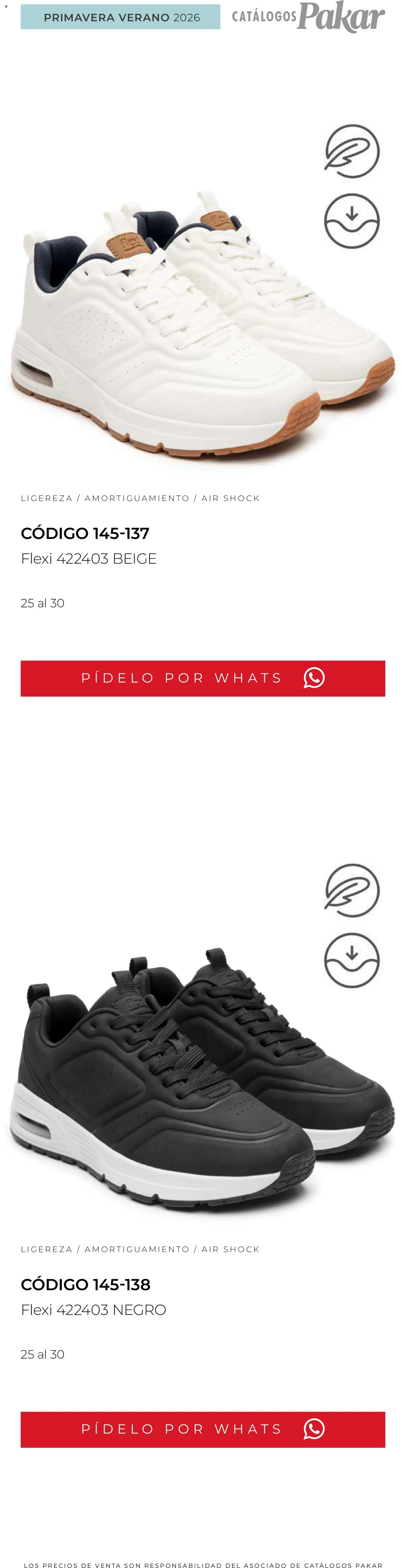 Nuevas ofertas de SC Pakar válidas en toda la República Mexicana desde el 04.03.2026. ¡Encuentra las mejores ofertas en SC Pakar catálogo Flexi PV26! | Página: 155