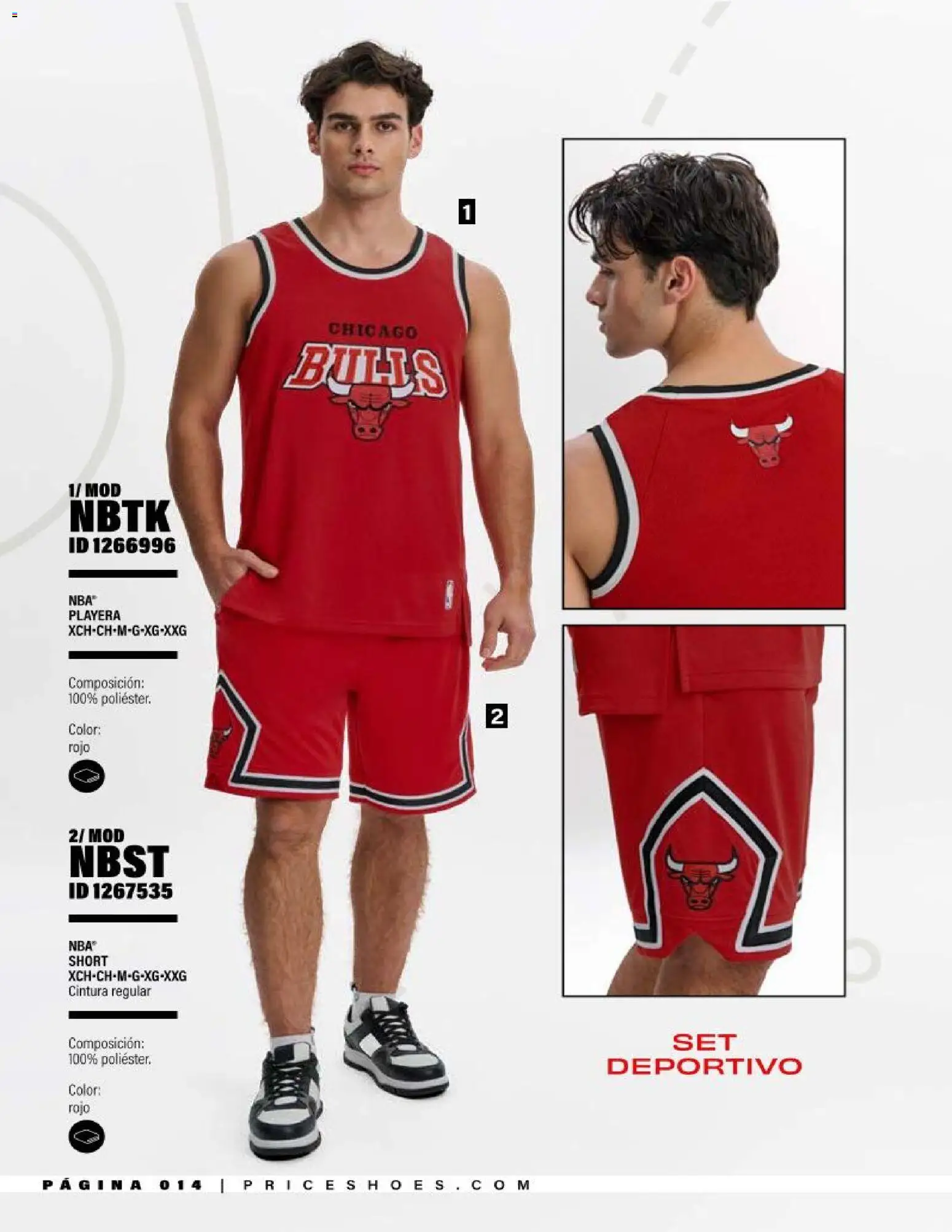 Nuevas ofertas de Price Shoes válidas en toda la República Mexicana desde el 20.03.2026. ¡Encuentra las mejores ofertas en Price Shoes catálogo NBA ! | Página: 14 | Productos: Playera, Short