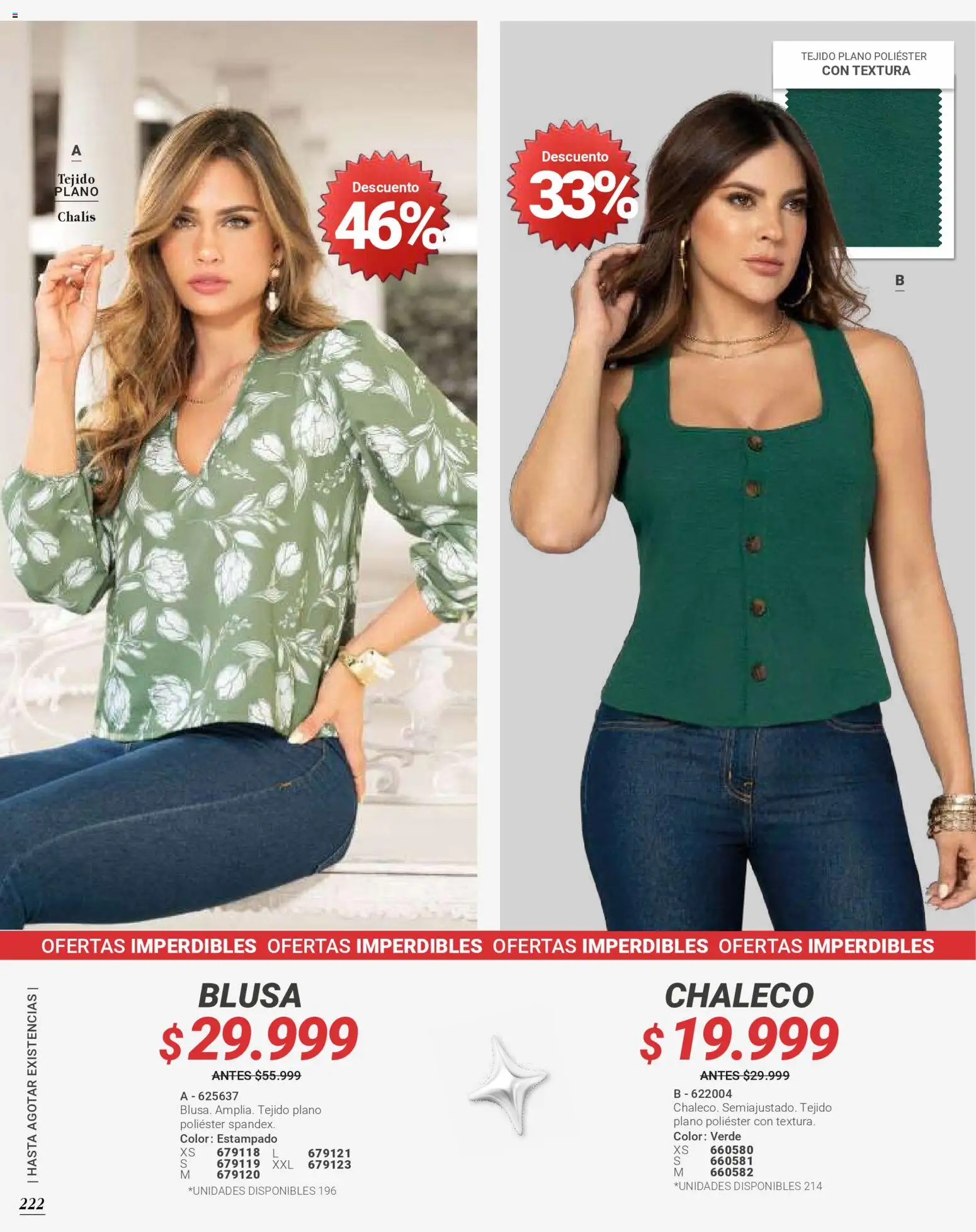 Carmel revista - valida desde el 01.03.2026 | Página: 222 | Productos: Blusa, Chaleco