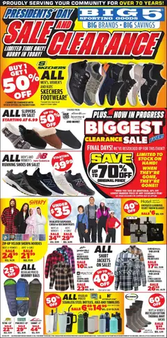 Preview of Big 5 Sporting Goods weekly ads valid from 10.02.2026