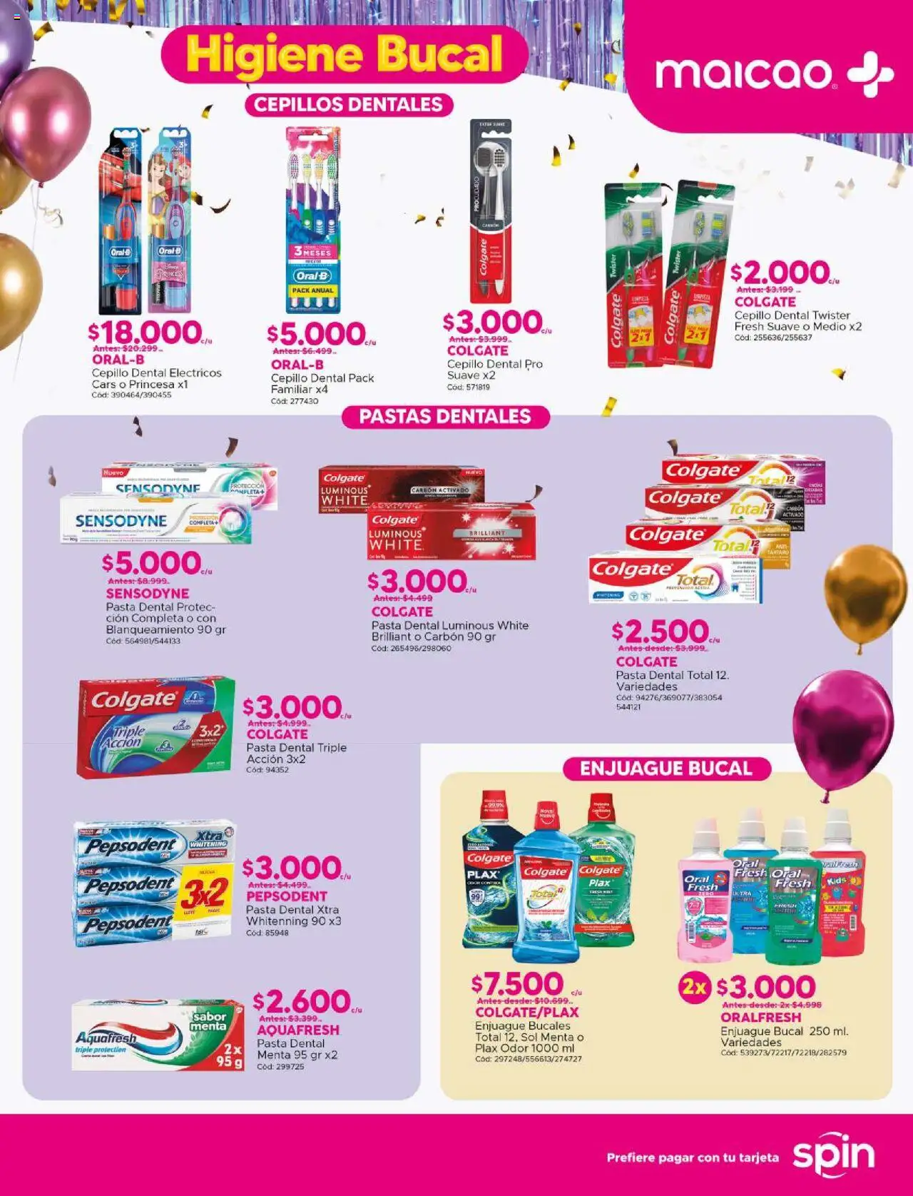 Maicao ofertas  │ válido desde el 01.08.2025 | Página: 23 | Productos: Cepillo, Pasta dental, Enjuague bucal, Pasta