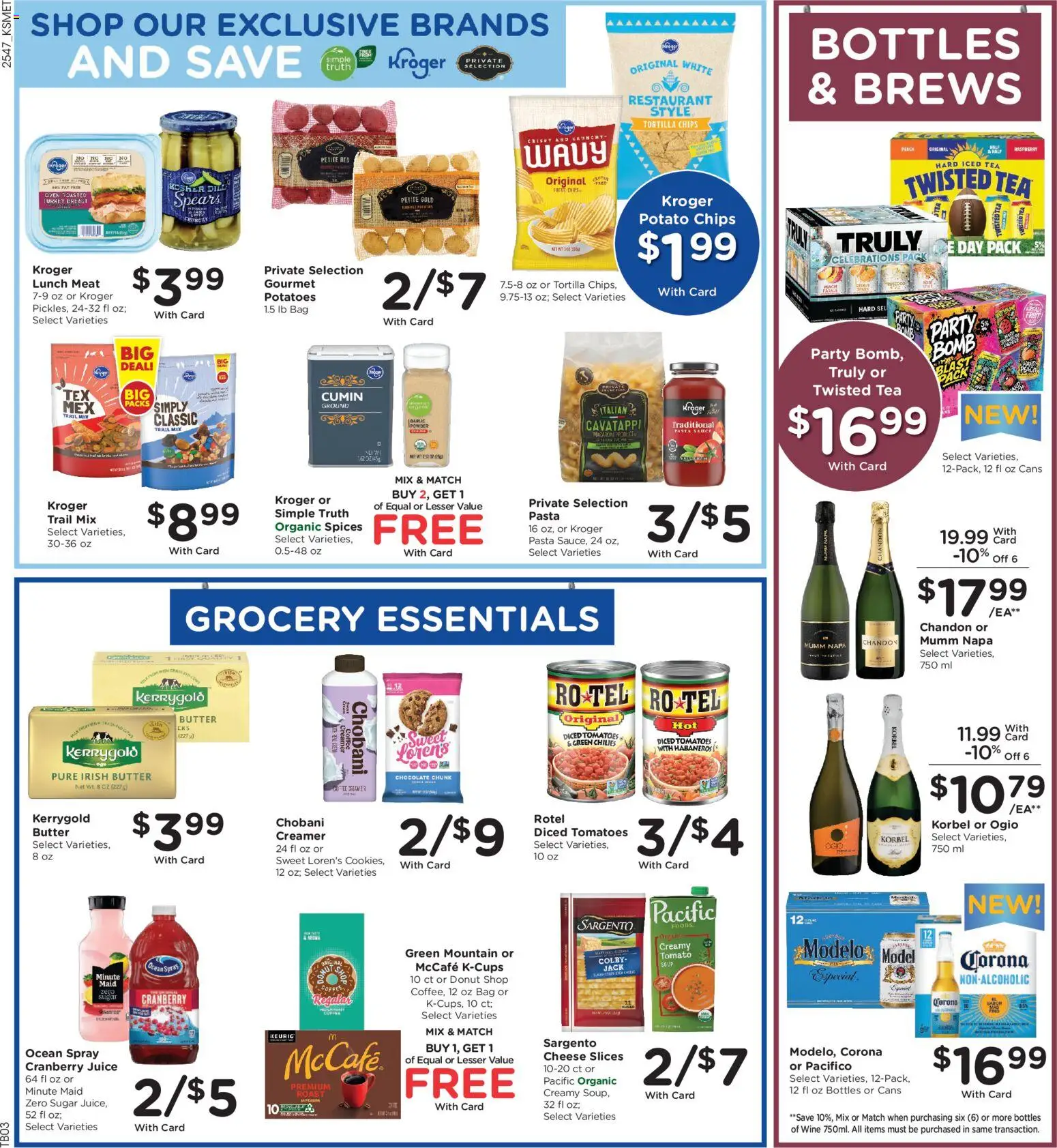 King Soopers Weekly Ad - valid from 26.12.2025 | Page: 7 | Products: Butter, Juice, Chips, Raspberry