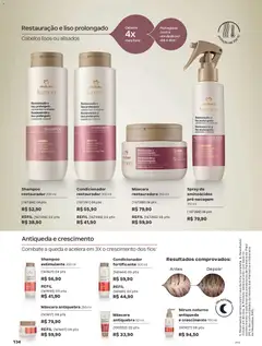 Natura - Ciclo 03/2026 - Pré-Visualização do folheto da loja Natura, válido de 04.02.2026 | Página: 134 | Produtos: Shampoo, Condicionador, Base, Sérum