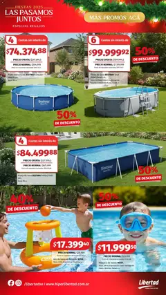 Vista previa Hipermercado Libertad - Especial Regalos  válido desde el 04.12.2025 | Página: 7 | Productos: Lona, Máscara, Pileta