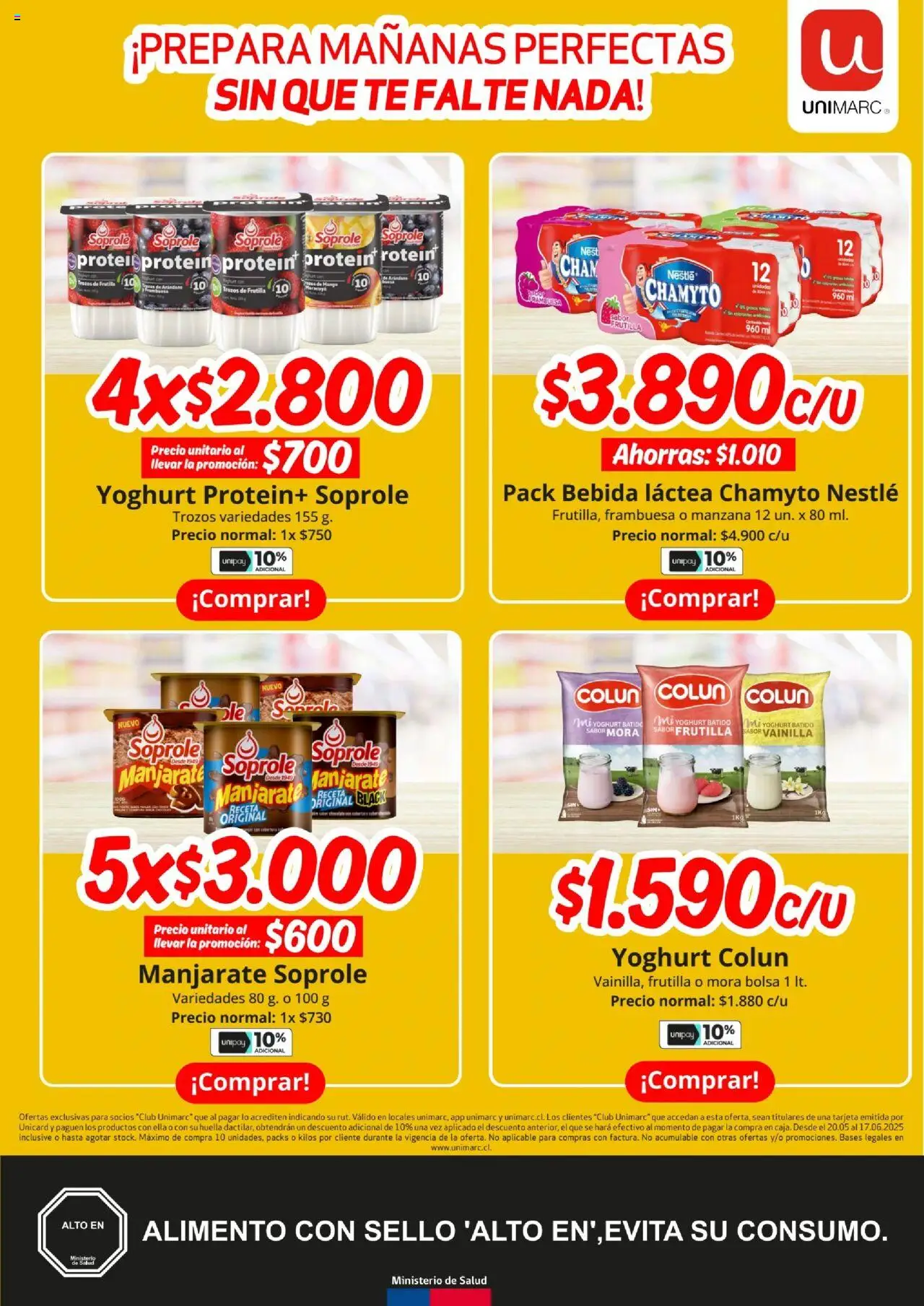 Unimarc Ofertas │ válido desde el 30.05.2025 | Página: 2 | Productos: Manzana, Bolsa, Frutilla, Té