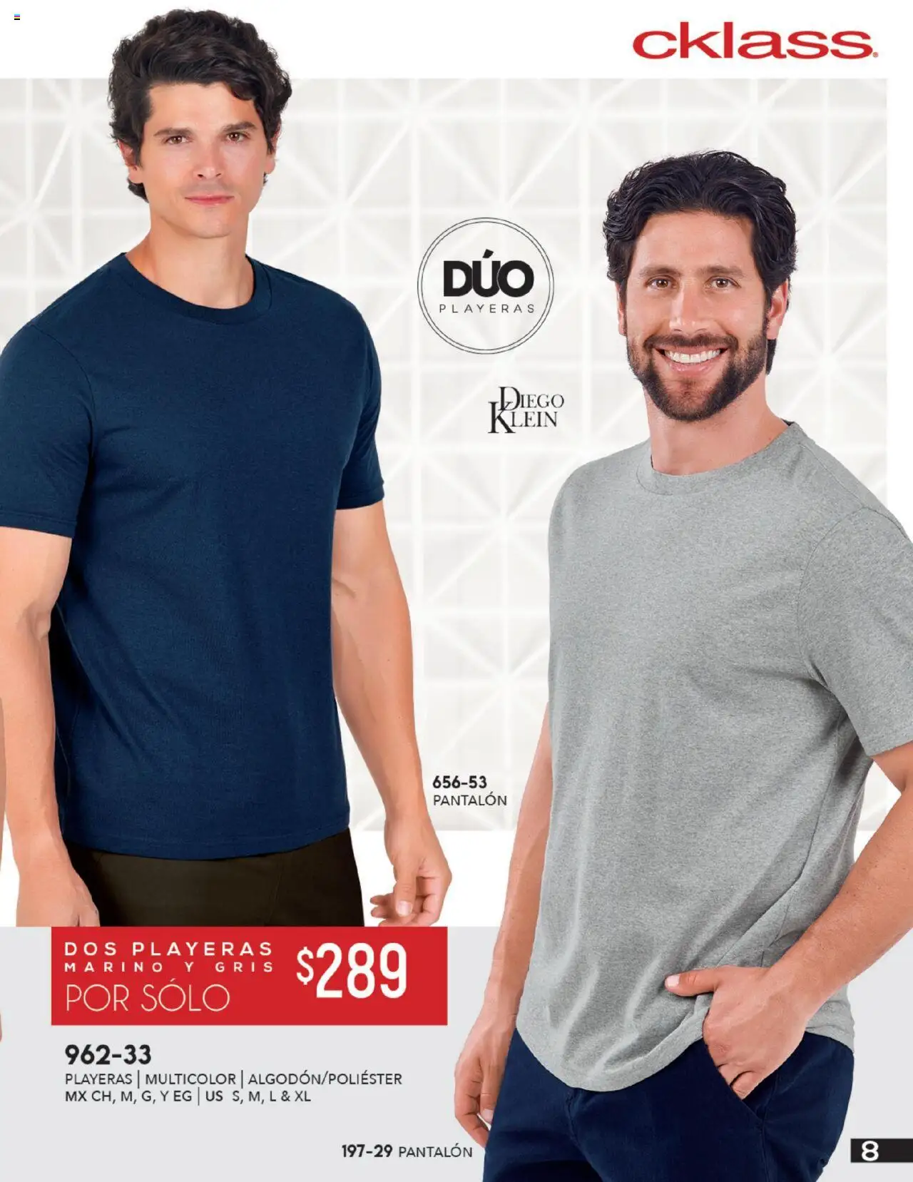 Nuevas ofertas de Cklass válidas en toda la República Mexicana desde el 14.07.2025. ¡Encuentra las mejores ofertas en Cklass catálogo Ropa Caballero! | Página: 9