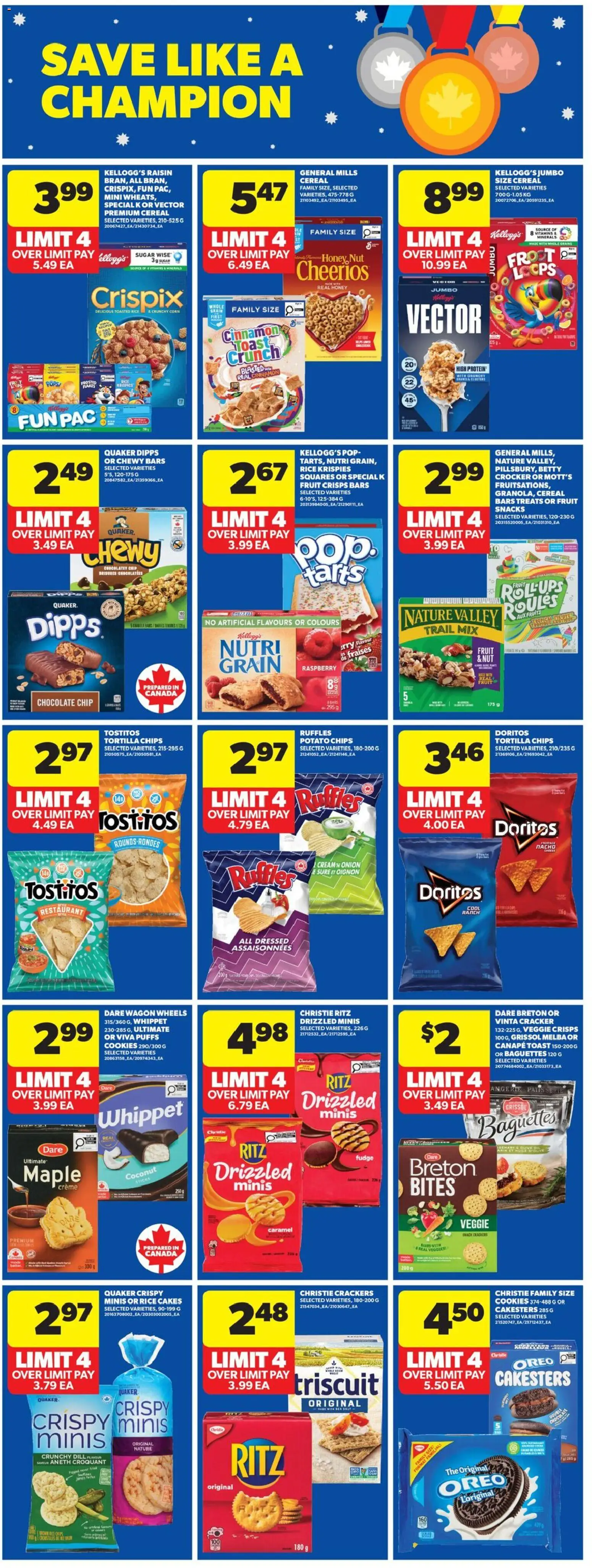 Real Canadian Superstore flyer valid from 19.02.2026 | Page: 10 | Products: Rice, Chips, Cookies, Chocolate