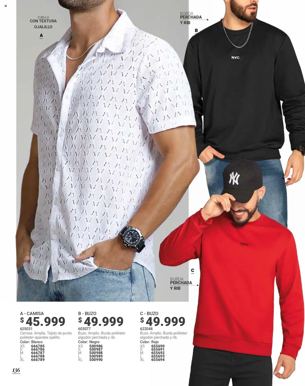 Carmel revista - valida desde el 25.09.2025 | Página: 138 | Productos: Algodón, Buzo, Cuello, Camisa