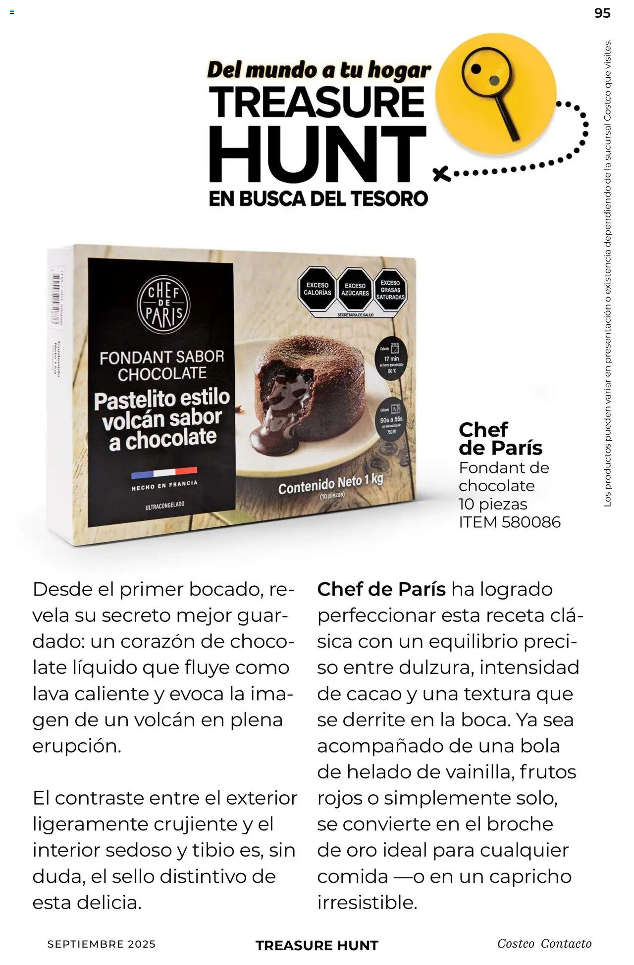 Nuevas ofertas de Costco válidas en toda la República Mexicana desde el 10.09.2025. ¡Encuentra las mejores ofertas en Costco - Catálogo Septiembre! | Página: 95 | Productos: Chocolate, Cacao, Vela, Microondas