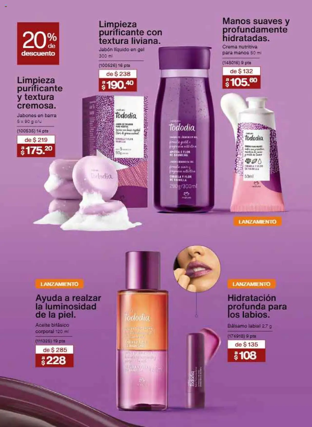 Nuevas ofertas de Natura válidas en toda la República Mexicana desde el 21.07.2025. ¡Encuentra las mejores ofertas en Natura - Campaña12 2025! | Página: 111 | Productos: Jabón líquido, Aceite, Bálsamo, Jabón