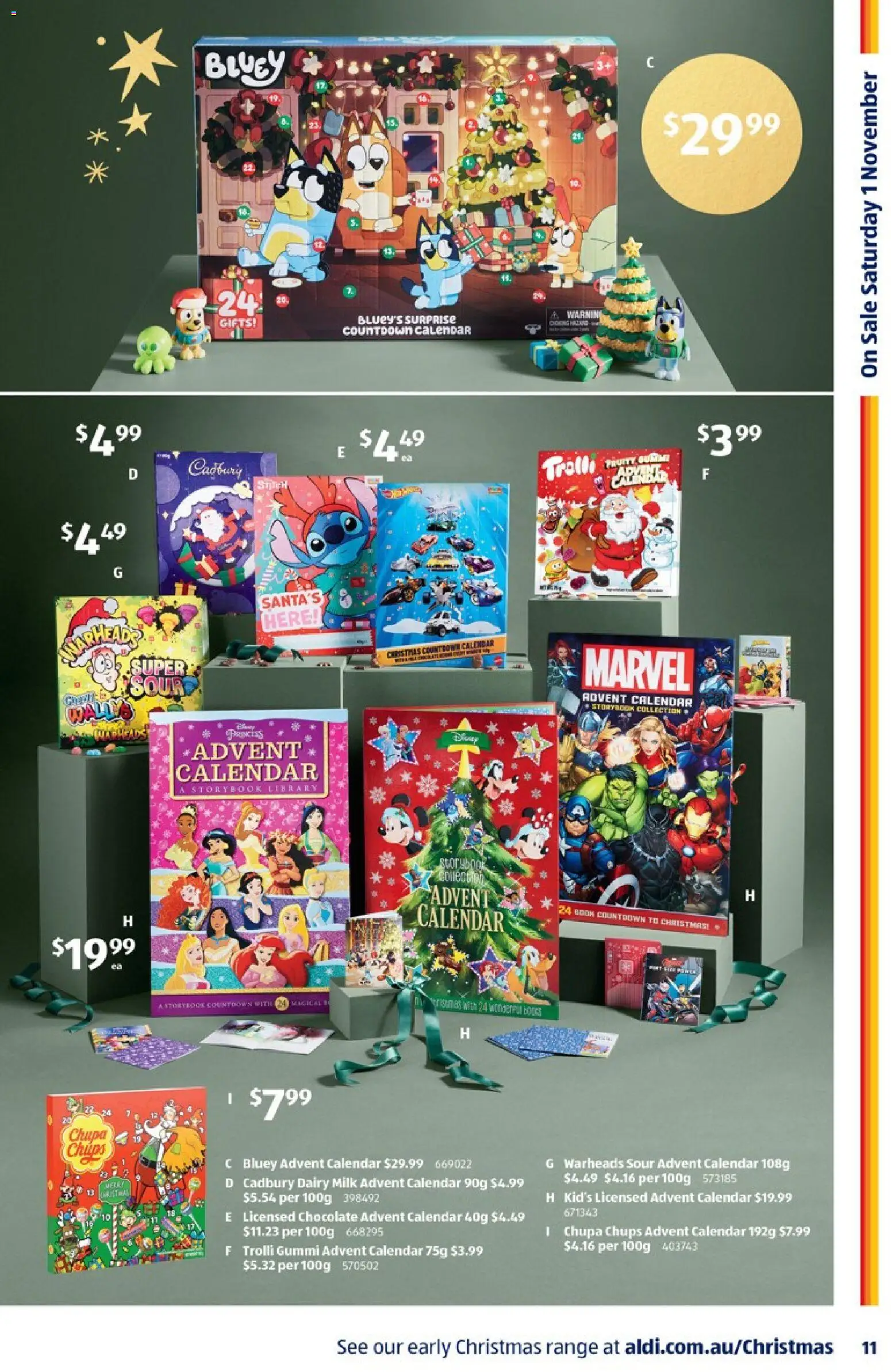 Aldi catalogue - valid from 29.10.2025 | Page: 11 | Products: Milk, Dairy, Chocolate, Chips