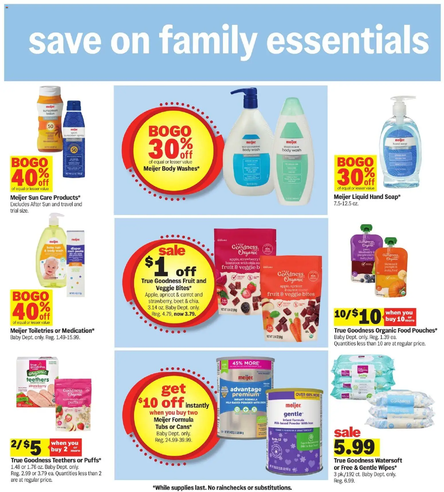 Meijer Weekly Ad - MI - valid from 15.04.2026 | Page: 17 | Products: Soap, Body Wash, Baby food, Beet