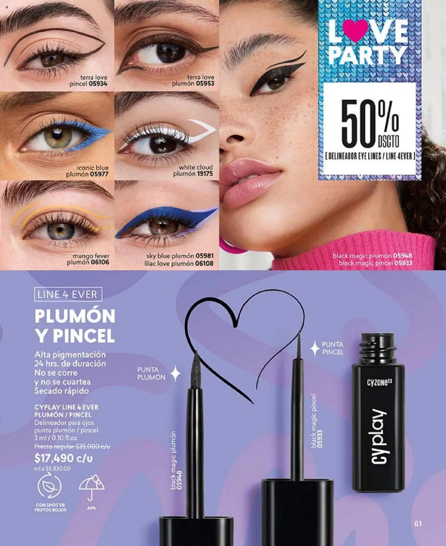 CyZone revista - valida desde el 01.03.2026 | Página: 60 | Productos: Mango, Delineador