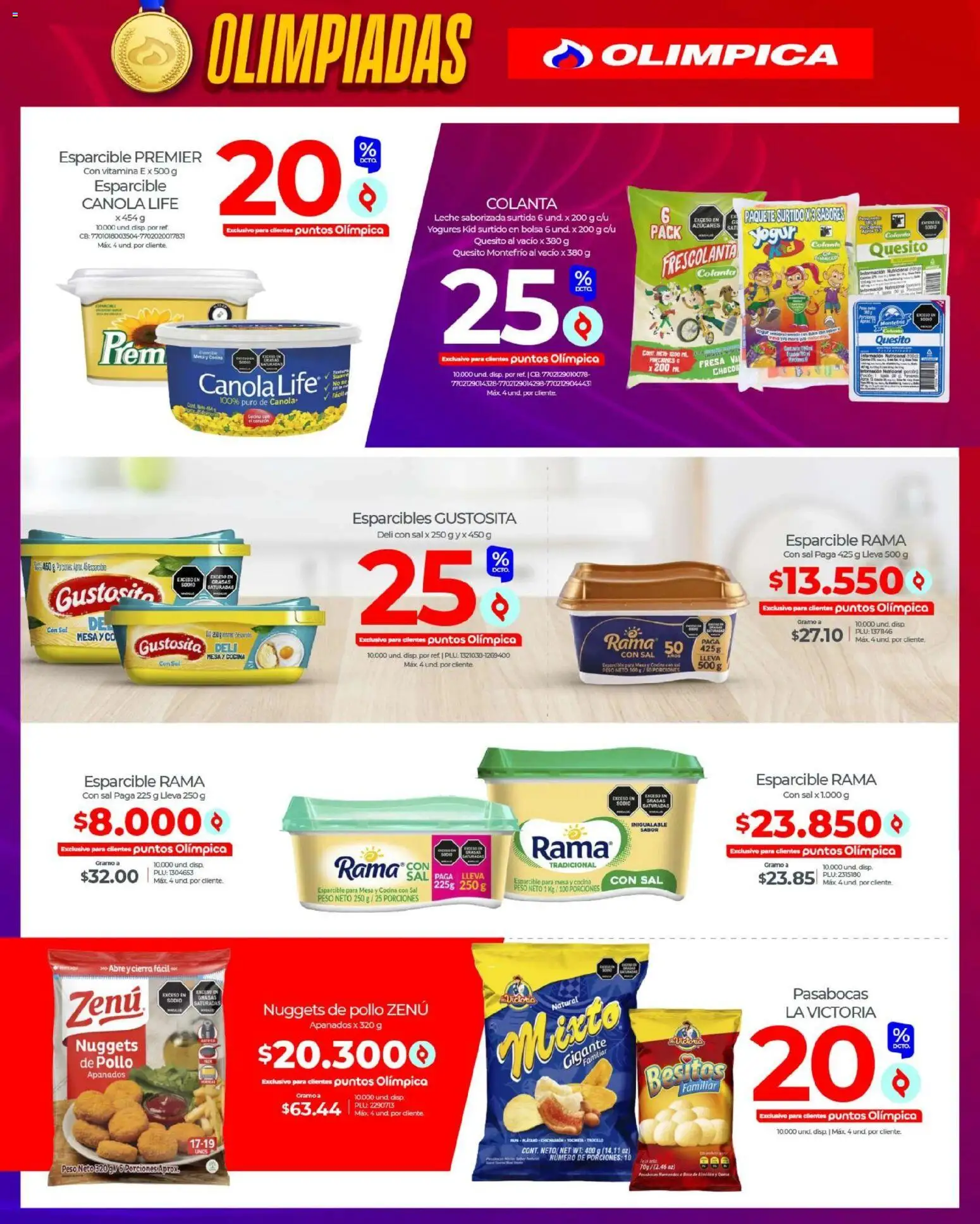 Olímpica revista - valida desde el 13.02.2026 | Página: 14 | Productos: Fresa, Sal, Cocina, Peso