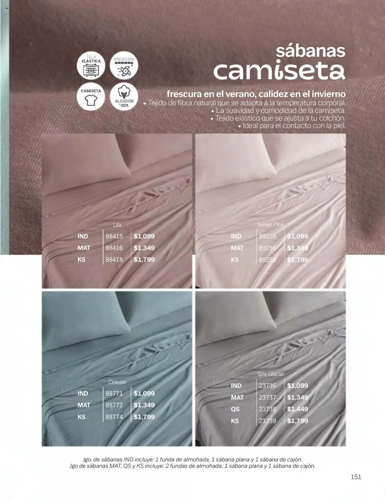 Nuevas ofertas de Vianney válidas en toda la República Mexicana desde el 24.01.2025. ¡Encuentra las mejores ofertas en Vianney catálogo Chavos! | Página: 153 | Productos: Funda, Algodón, Sabanas, Camiseta