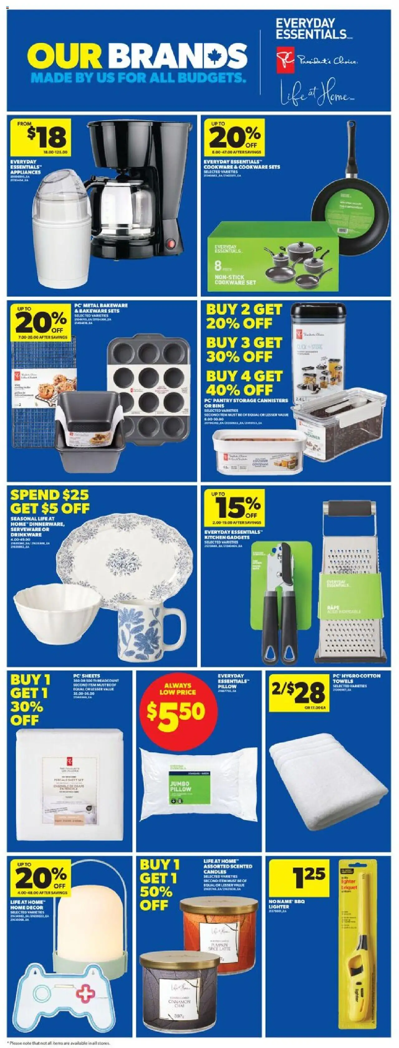 Real Canadian Superstore flyer valid from 11.09.2025 | Page: 20 | Products: PC, Pillow