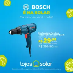 Lojas Solar - Ofertas Semana Bosch - Pré-Visualização do folheto da loja Lojas Solar, válido de 20.10.2025