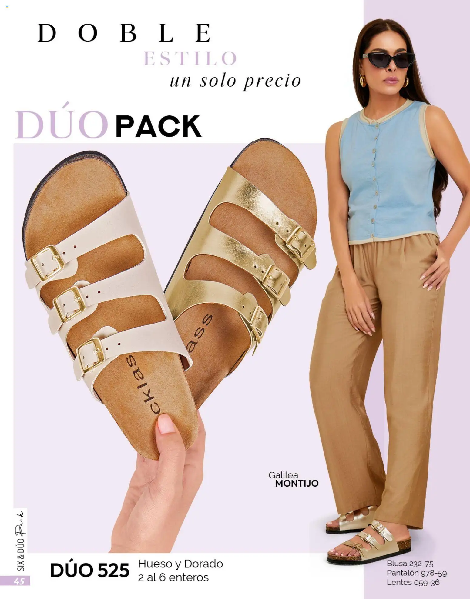 Nuevas ofertas de Cklass válidas en toda la República Mexicana desde el 02.01.2026. ¡Encuentra las mejores ofertas en Cklass catálogo Six & Dúo pack! | Página: 46 | Productos: Blusa, Lentes