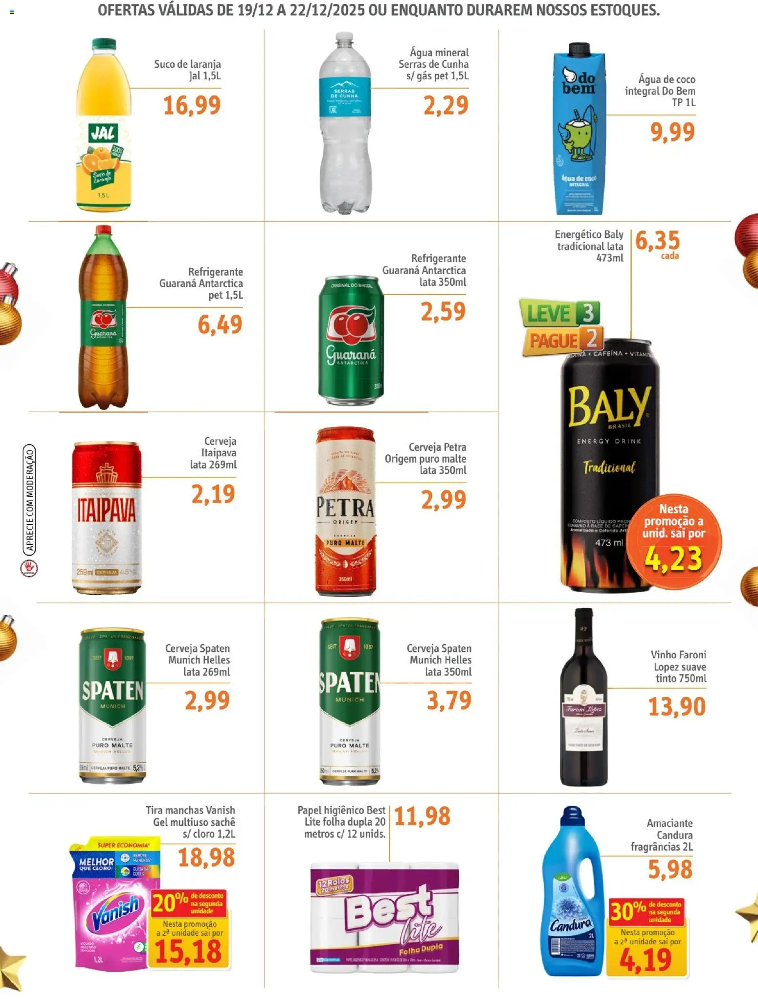 Sonda Folheto - válido de 19.12.2025 | Página: 3 | Produtos: Coco, Vinho, Água mineral, Vanish