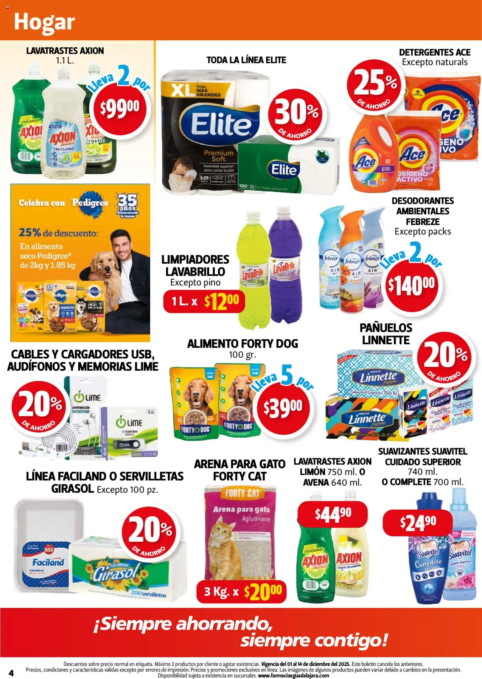 Nuevas ofertas de Farmacia Guadalajara válidas en toda la República Mexicana desde el 01.12.2025. ¡Encuentra las mejores ofertas en Farmacia Guadalajara catálogo! | Página: 4