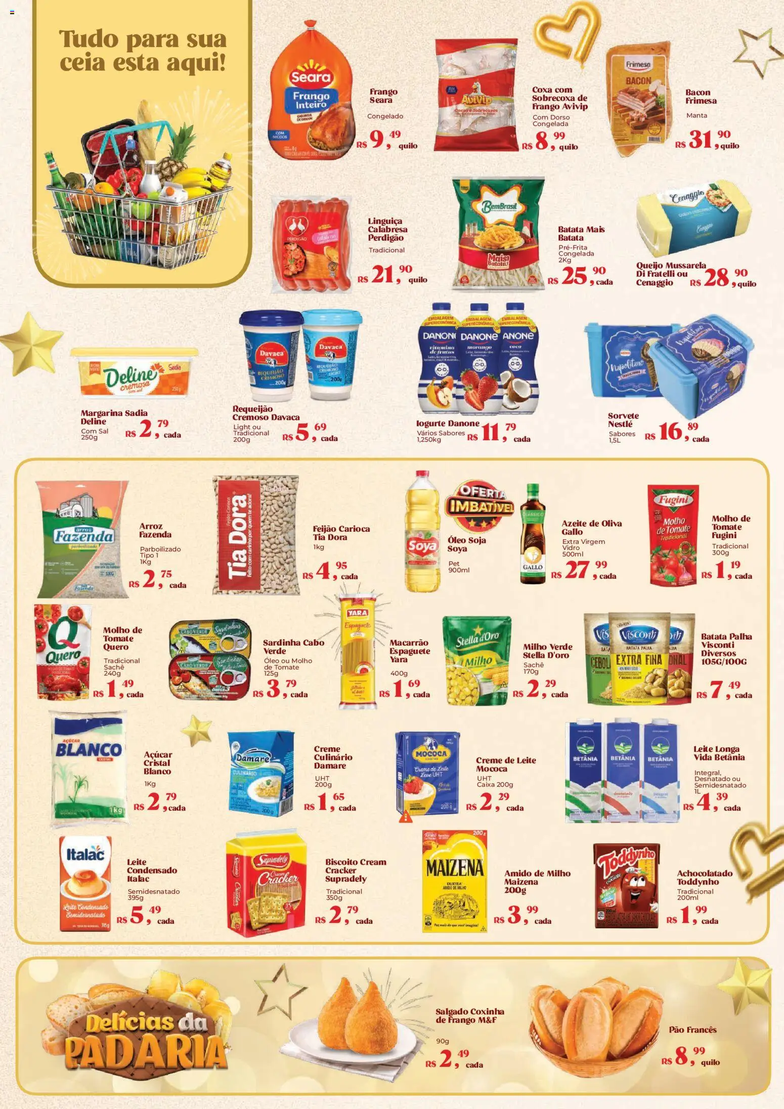 Mateus Folheto - válido de 26.12.2025 | Página: 3 | Produtos: Pão, Macarrão, Sorvete, Requeijão