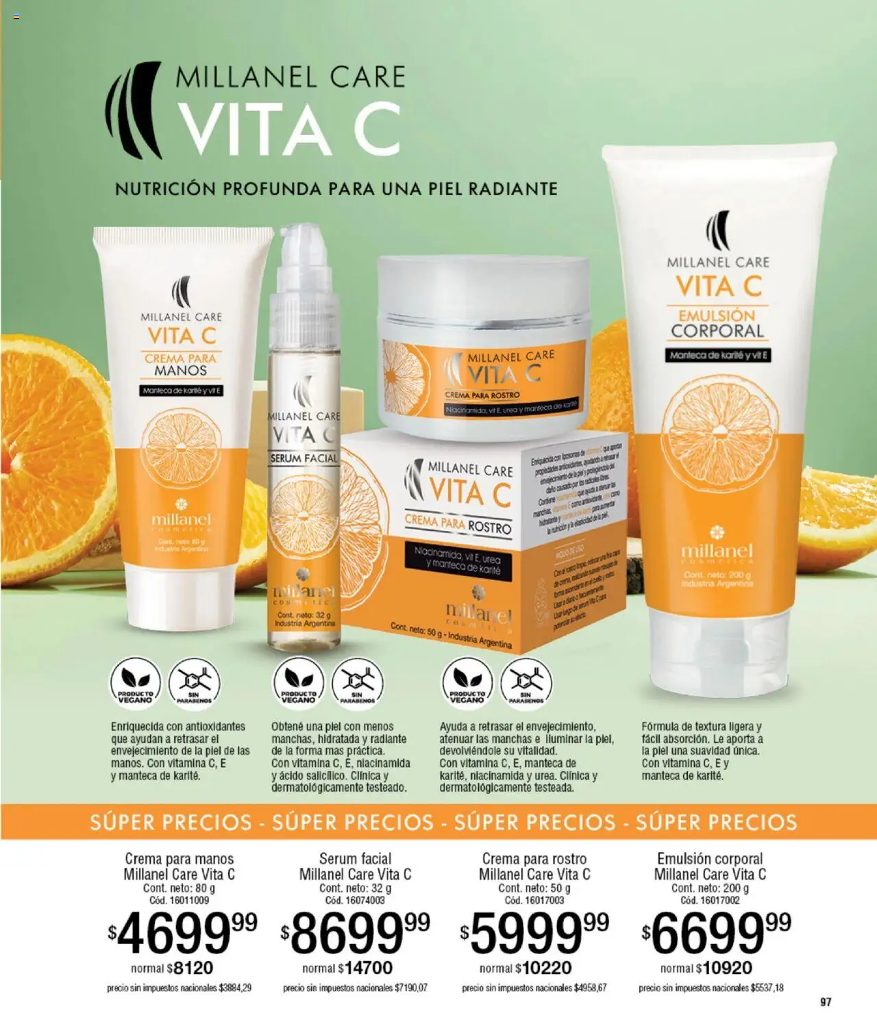 Millanel catálogo │ válido desde el 15.09.2025 | Página: 97 | Productos: Serum, Manteca, Radiante, Crema