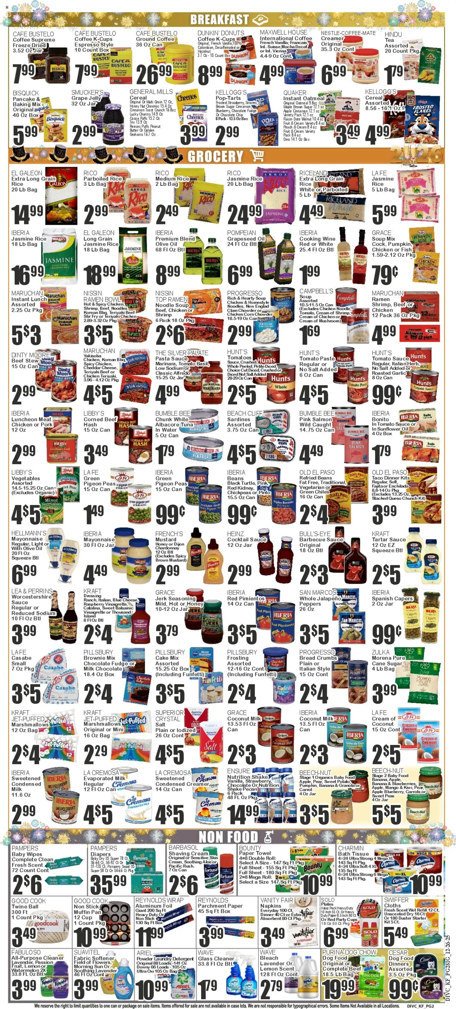 Key Food Weekly Ad - valid from 26.12.2025 | Page: 2 | Products: Pork, Beef, Mango, Watermelon