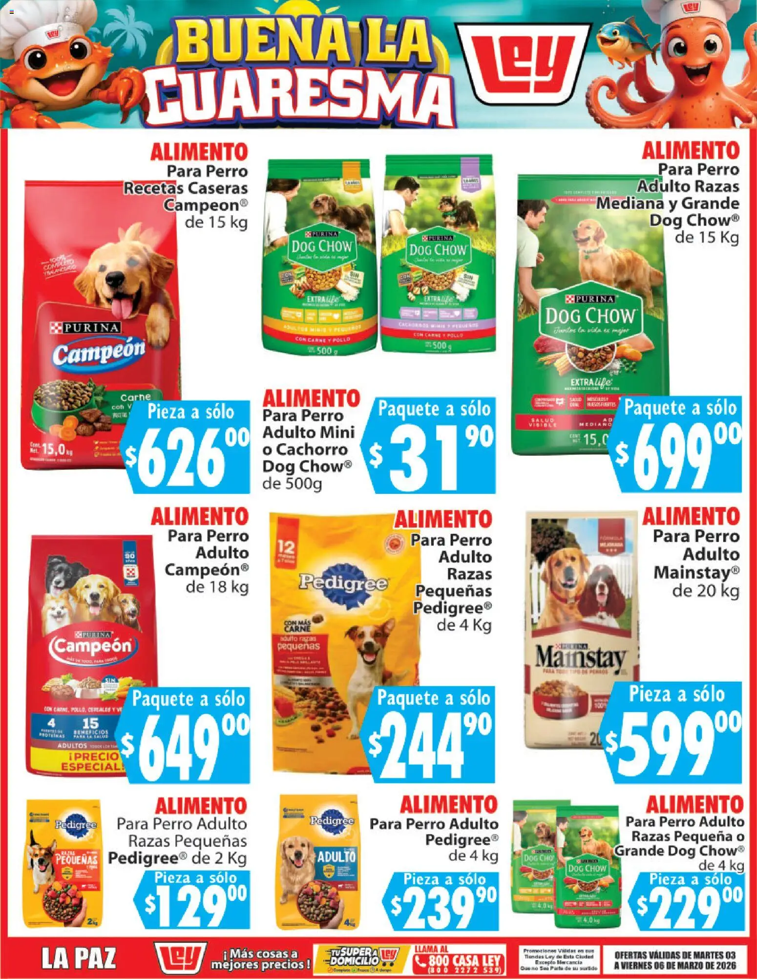 Nuevas ofertas de Casa Ley válidas en toda la República Mexicana desde el 03.03.2026. ¡Encuentra las mejores ofertas en Casa Ley folleto Buena la Cuaresma! | Página: 13 | Productos: Pollo, Cereales