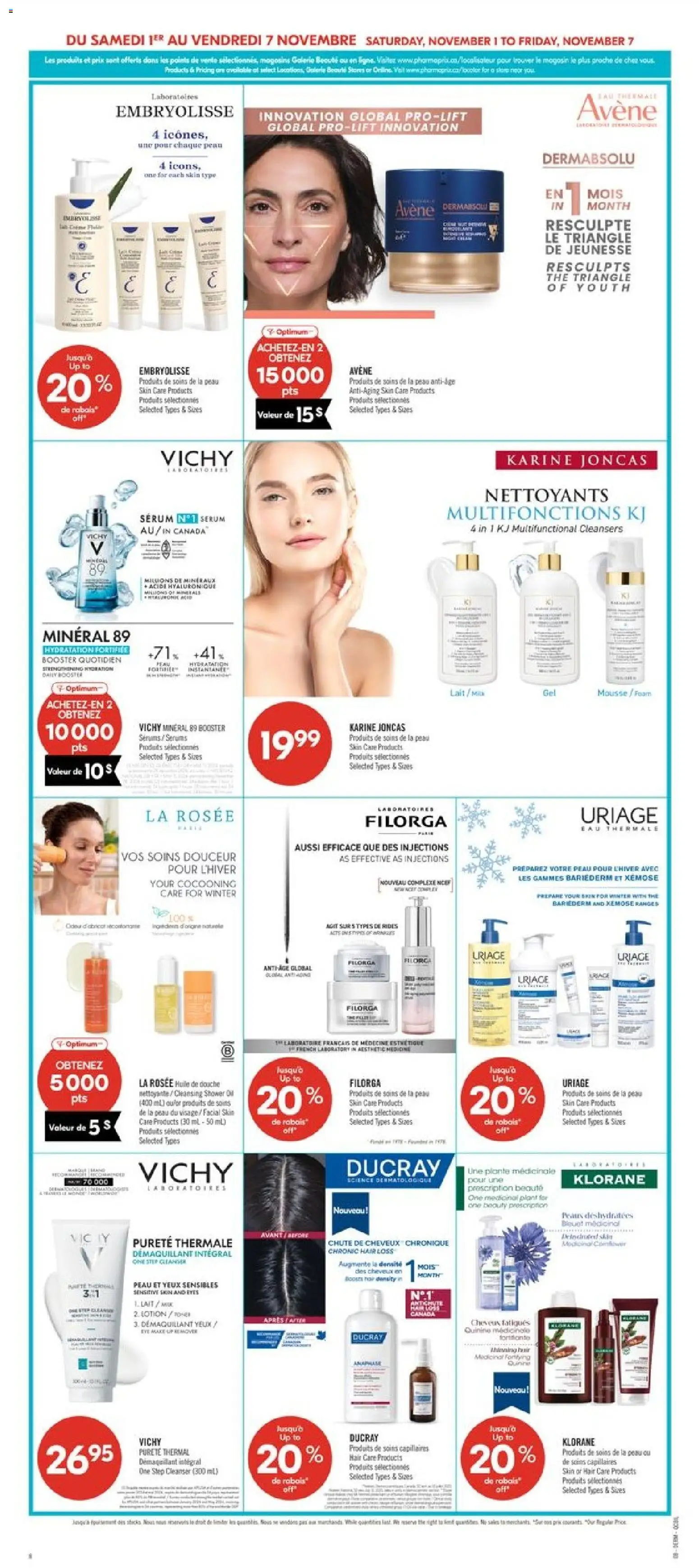 Pharmaprix flyer valid from 01.11.2025 | Page: 17 | Products: Boots, Makeup remover, Shower, Oil