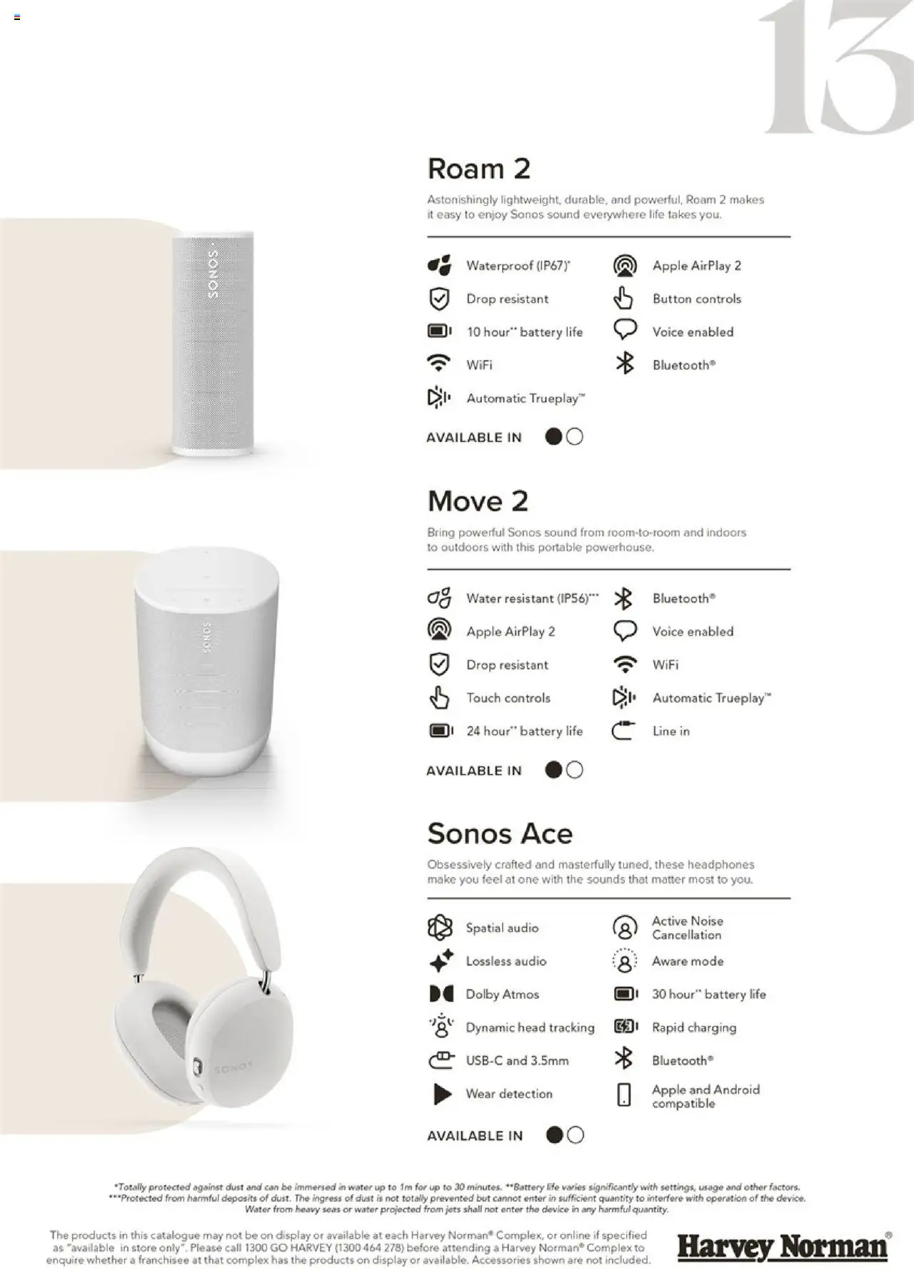 Harvey Norman catalogue - valid from 27.09.2025 | Page: 13 | Products: Battery, Accessories, Audio, Portable