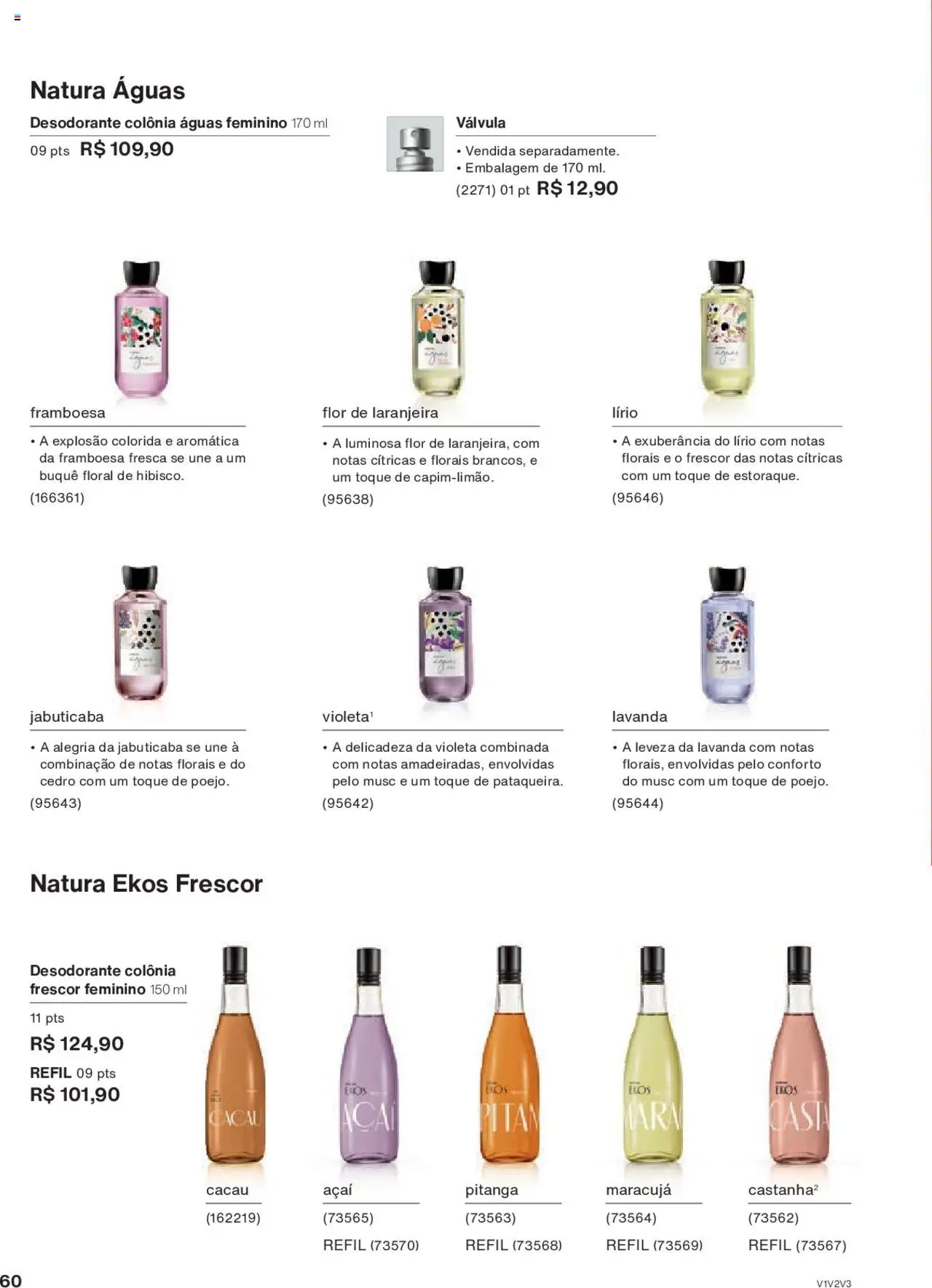 Natura Folheto - válido de 05.06.2025 | Página: 60 | Produtos: Maracujá, Desodorante, Açaí