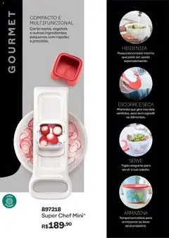Tupperware - Catálogo Vitrine 11 - Pré-Visualização do folheto da loja Tupperware, válido de 01.11.2025 | Página: 54 | Produtos: Escorredor, Multifuncional, Tigela