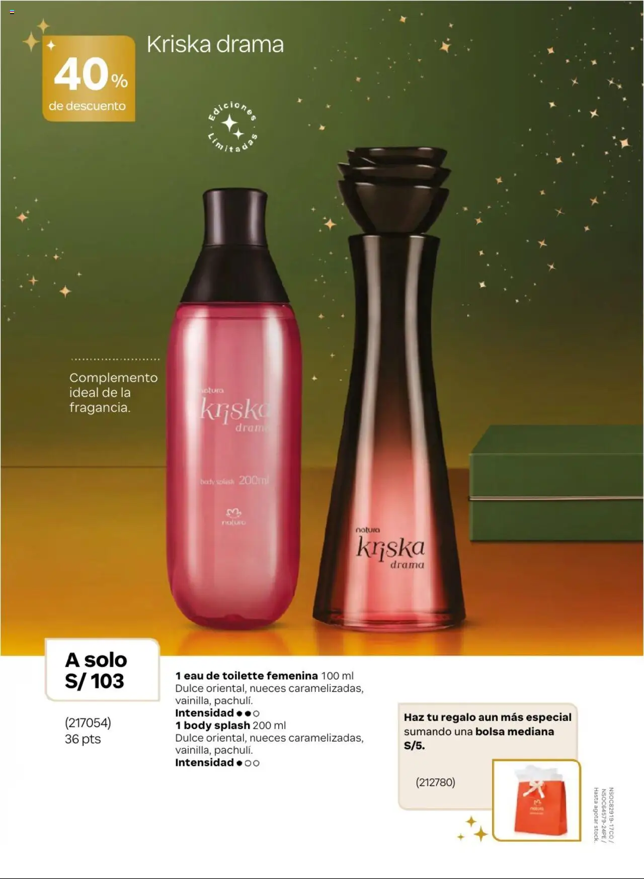 Catálogo Natura válido desde 03.10.2025 | Página: 27 | Productos: Nueces, Bolsa, EAU de Toilette