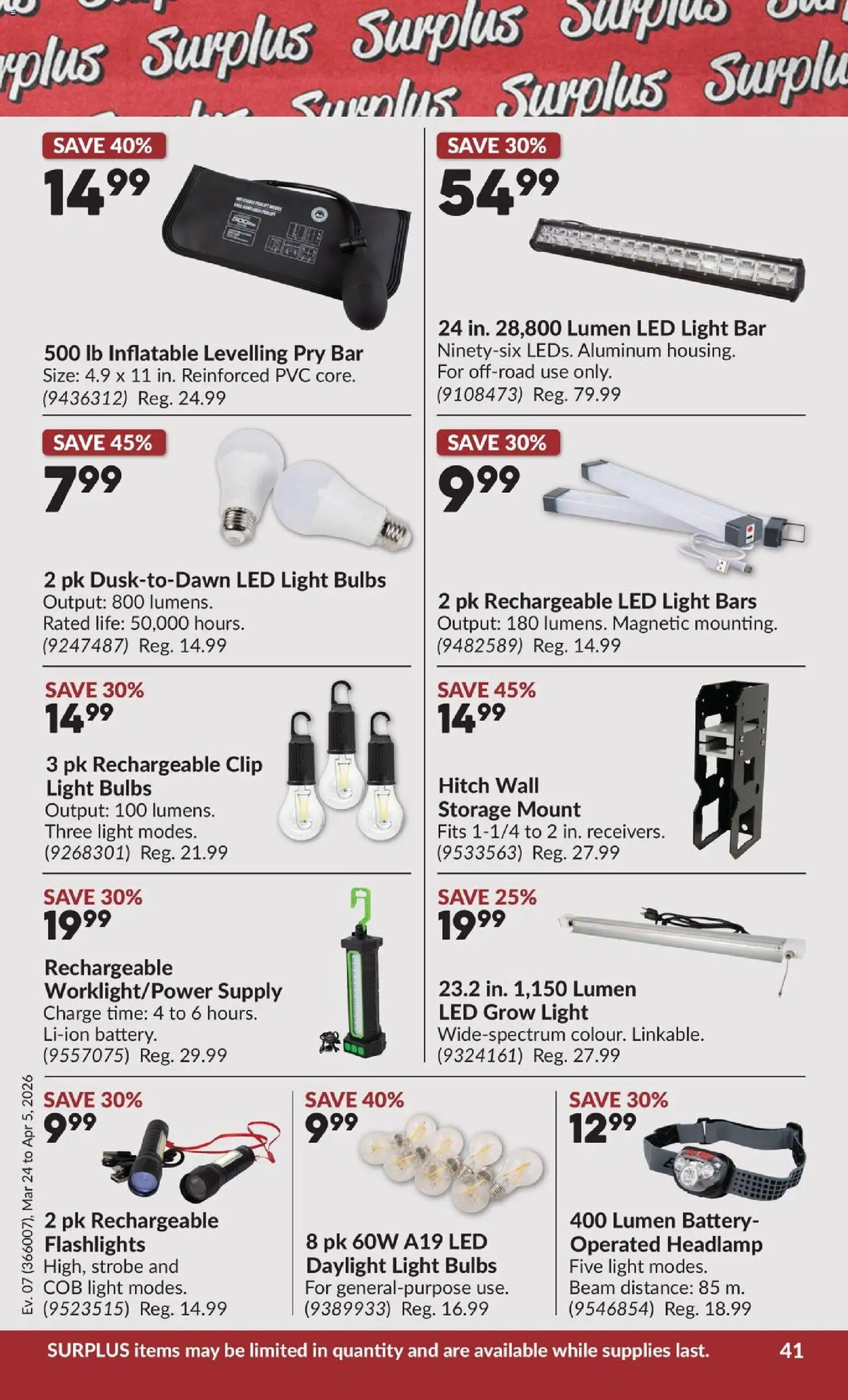 Princess Auto flyer valid from 24.03.2026 | Page: 49 | Products: Battery